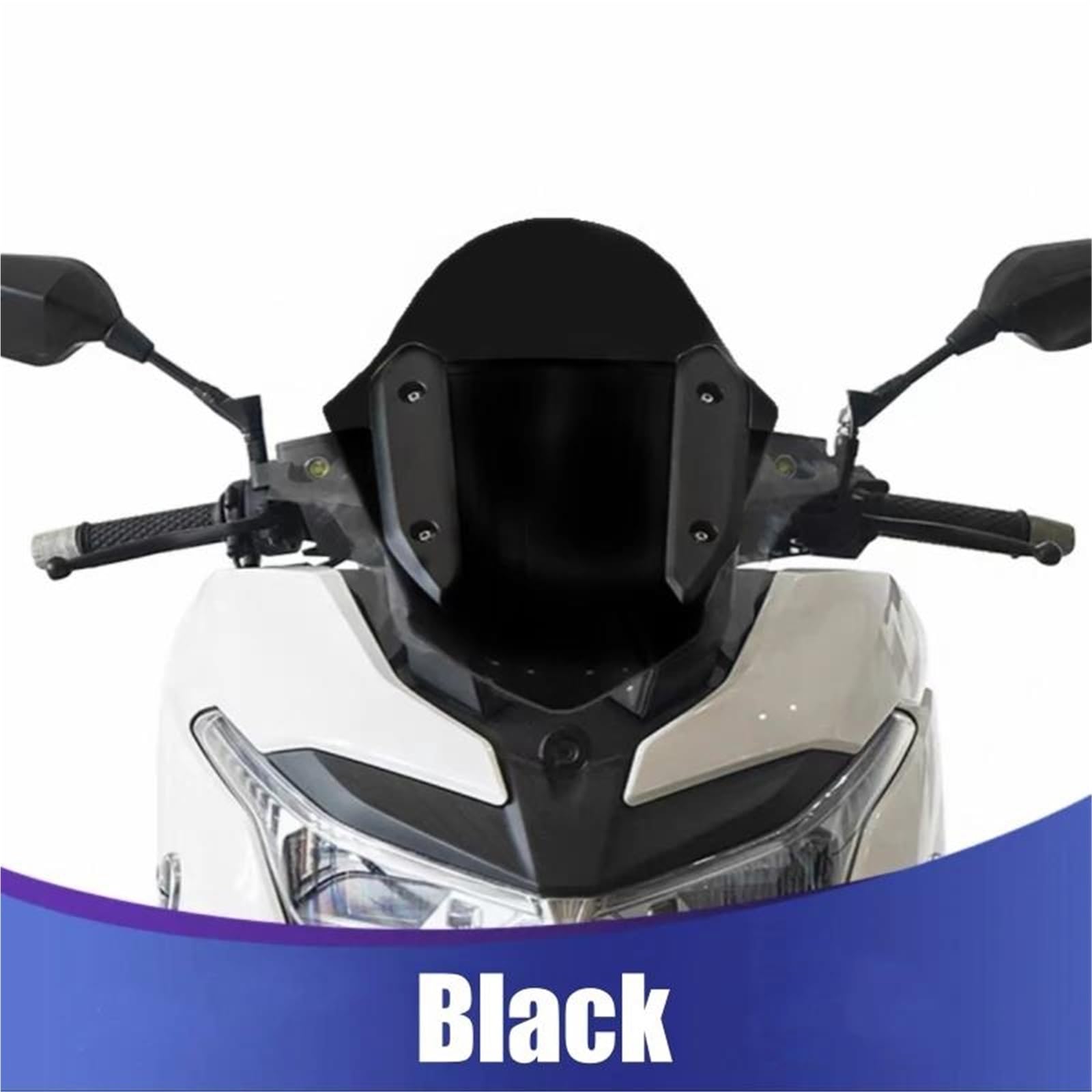 Dla VOGE 350 SR4MAX Części Motocyklowych Szyba Przednia Owiewki Przeciwwiatrowe Akcesoria Przedłużenie szyby motocykla(B)