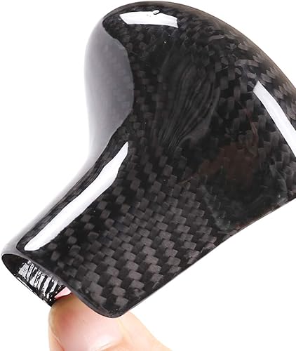 Miniatura 3 de YIWANG 100% fibra de carbono real coche centro cambio cambio cabeza cubierta ajuste para Audi A4 A6 Q5 2012 2013 2014 2015 2016 Auto Accesorios