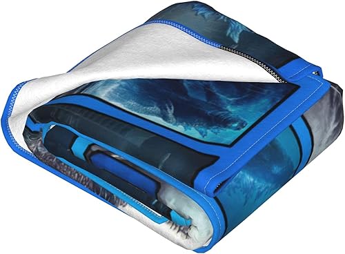 Manta de franela súper suave y acogedora de 60 x 50 pulgadas, ligera, mullida, cómoda, texturizada, manta de felpa cálida para sofá, cama