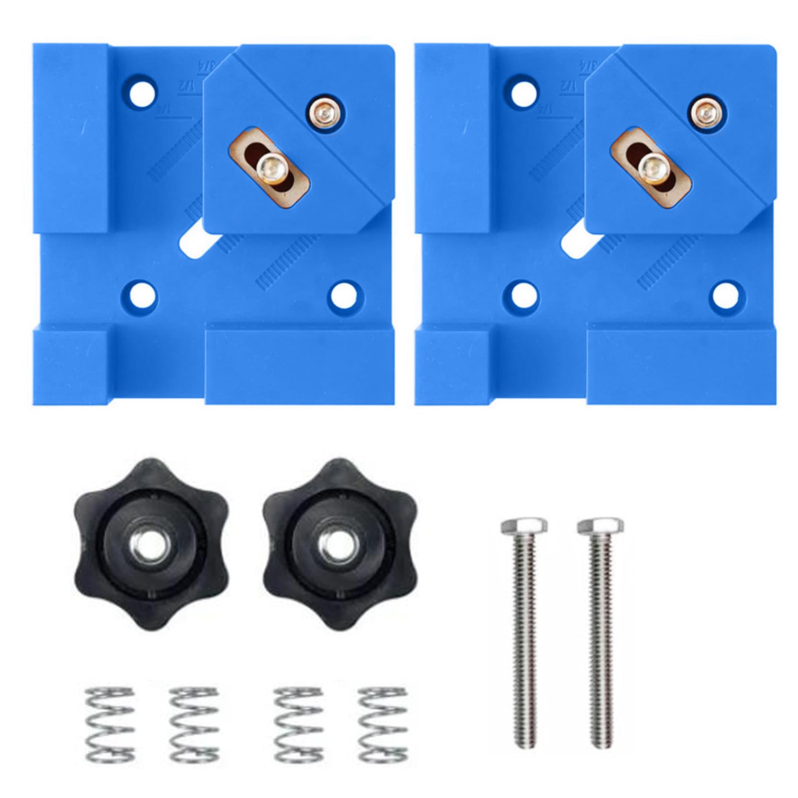 Woedpez Blue 2Pieces Wood Clamps Suitable For 90 Degree Joint Alignment And Cabinet Assembly Tight Seamless Crafting Projects Adjustable Wood Clamps For Joints