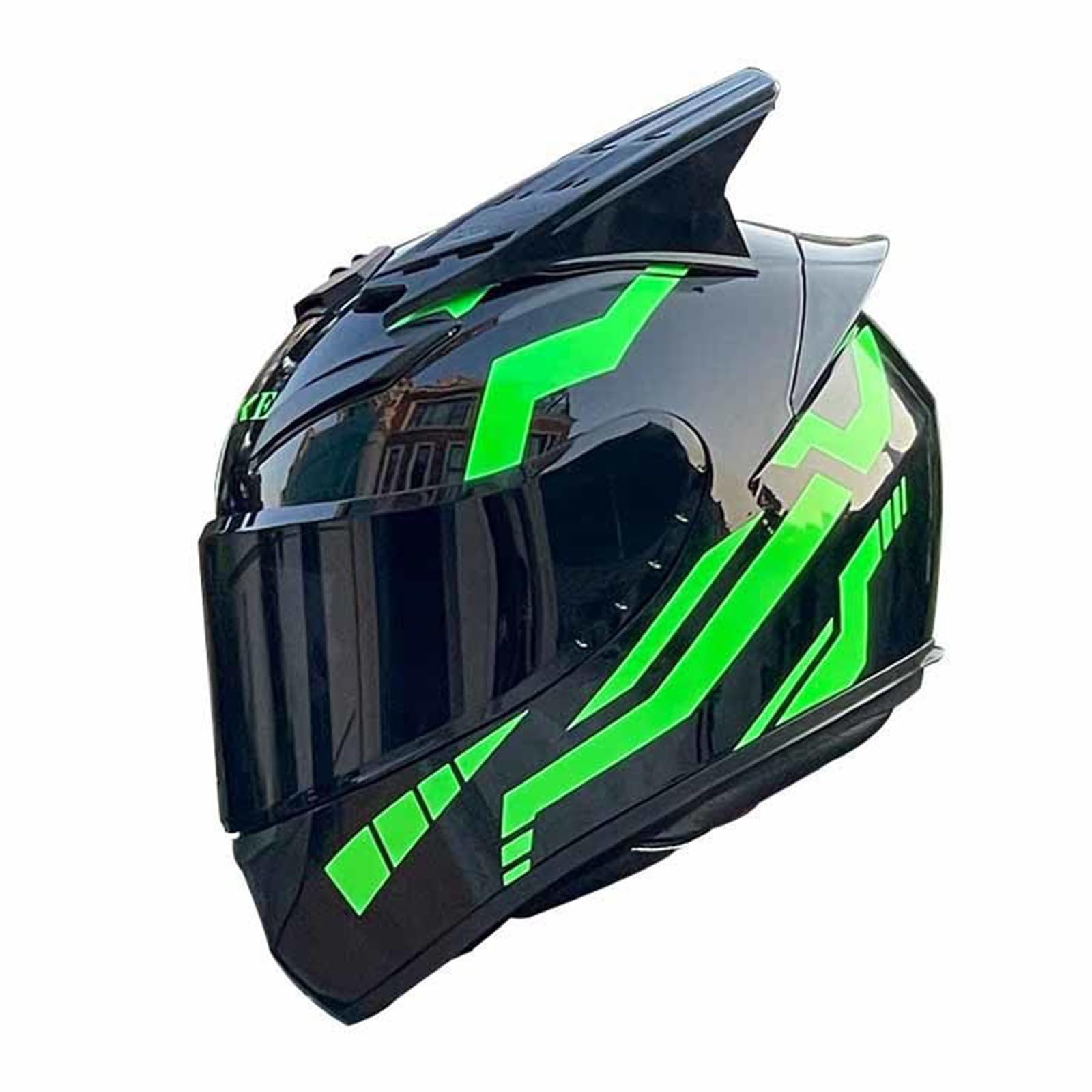 Kask szczękowy, modułowy kask motocyklowy na skuter, składany, wielofunkcyjny, kask integralny z podwójną osłoną przeciwsłoneczną, kolorową soczewką, certyfikat ECE dla mężczyzn i kobiet