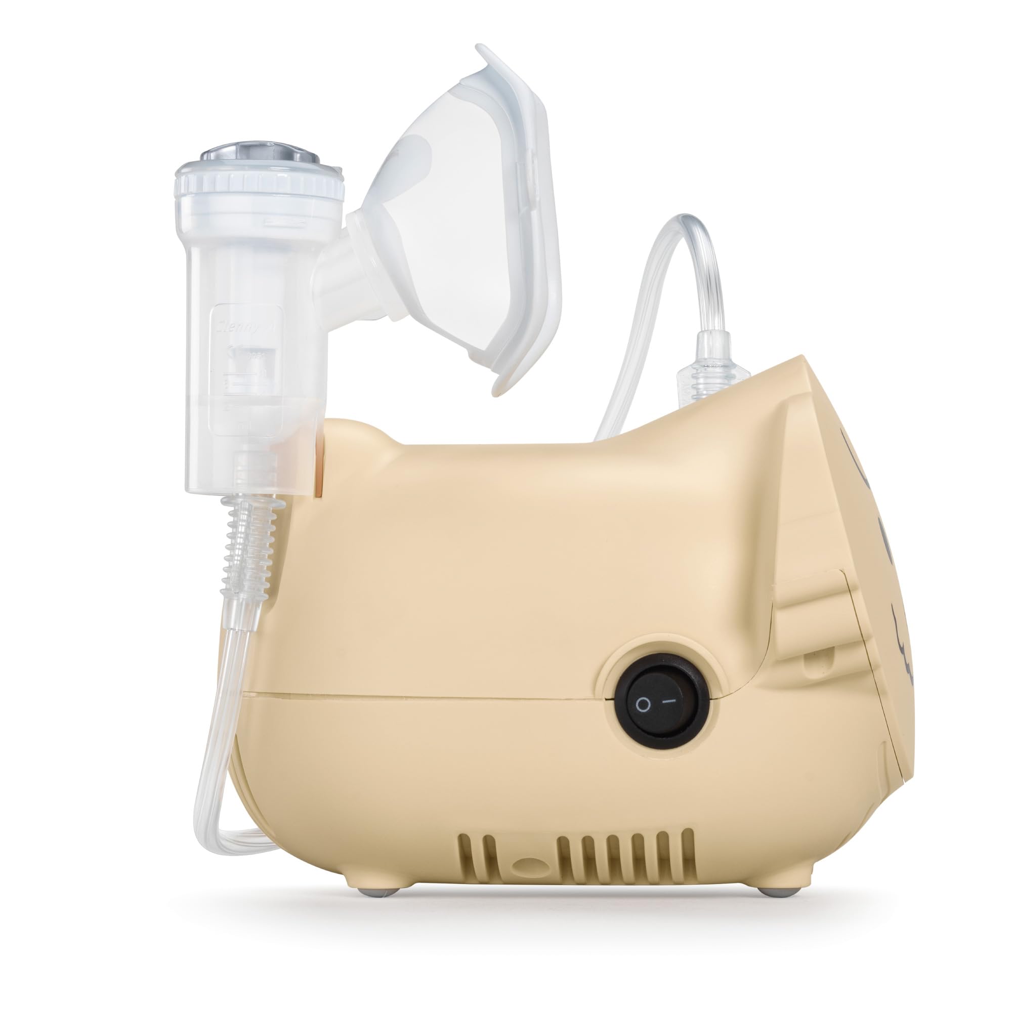 Flaem Puppy Nébuliseur pour enfants et adultes avec ampoule RF8 à double vitesse, masques Soft Touch, filtre à air, fabriqué en Italie