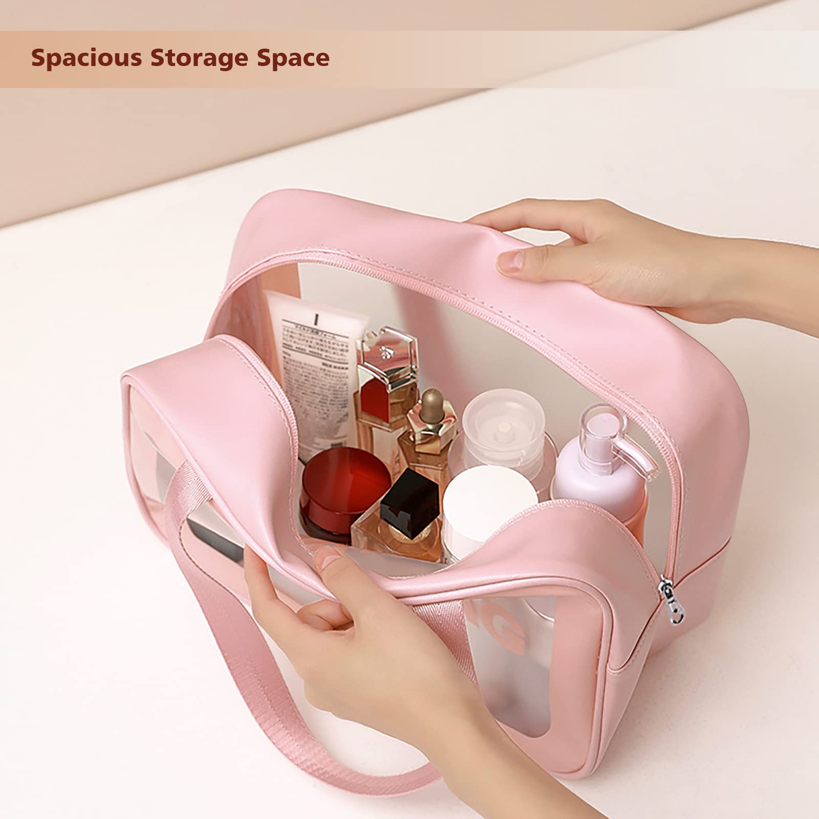 Disney Small Jelly Toiletry Bag, Blue, One Size