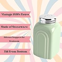 Vista 4 de Juego 50s Retro salero y pimentero de cerámica