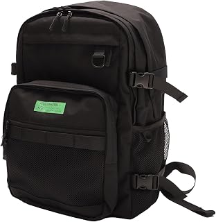KiU KiU 日常背包 EVERYDAY BACKPACK 防水 背包 大容量 PC口袋 侧袋 通勤 上学 旅行 旅行 时尚 中性 男士 女士 男女通用 黑色 K525-900