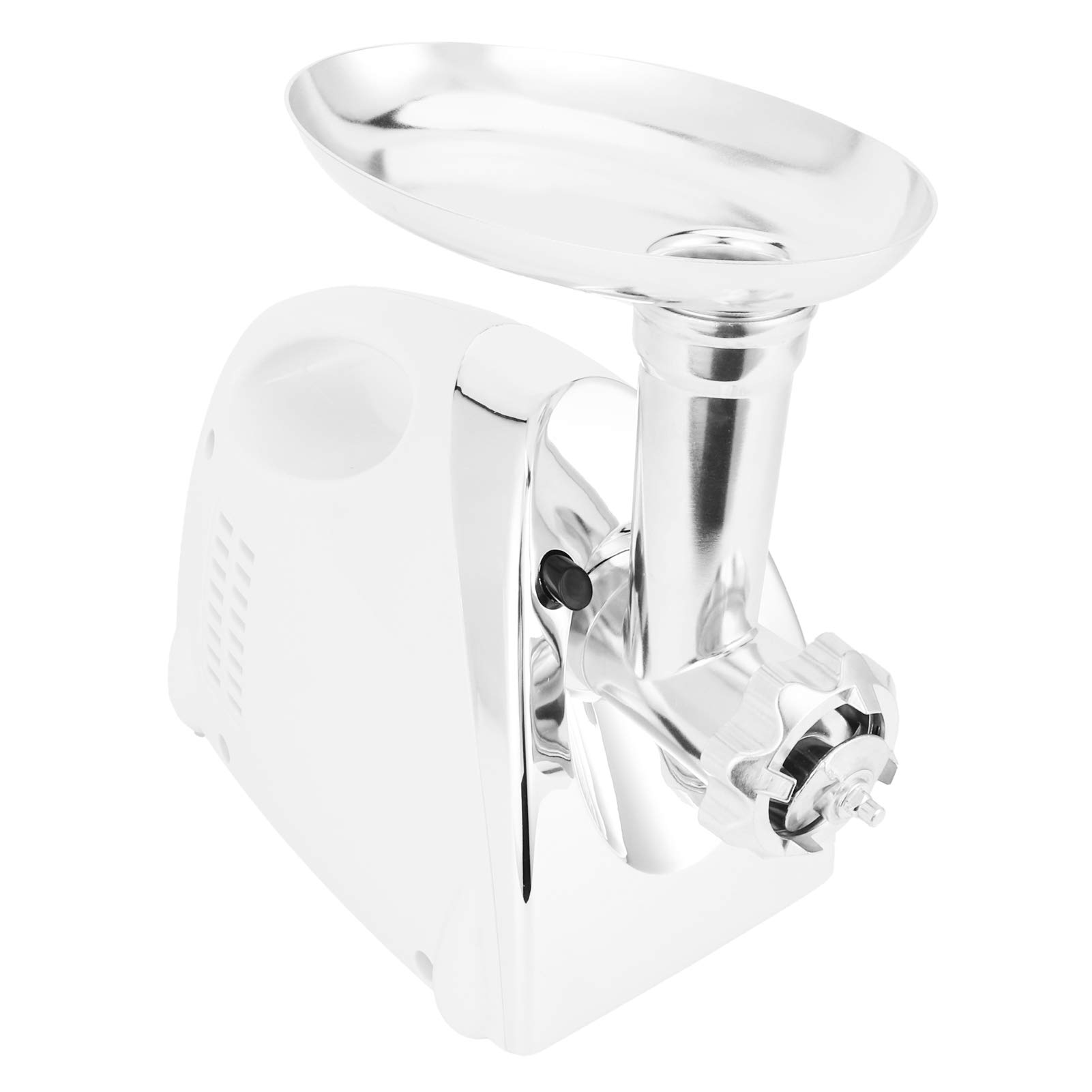 Fdit Picadora de Carne Eléctrica de 300W, Trituradora de Carne Multifuncional con Materiales de Grado Alimentario para Hacer Embutidos en Casa, 1.5-2 Kg/min, Acero Inoxidable 304