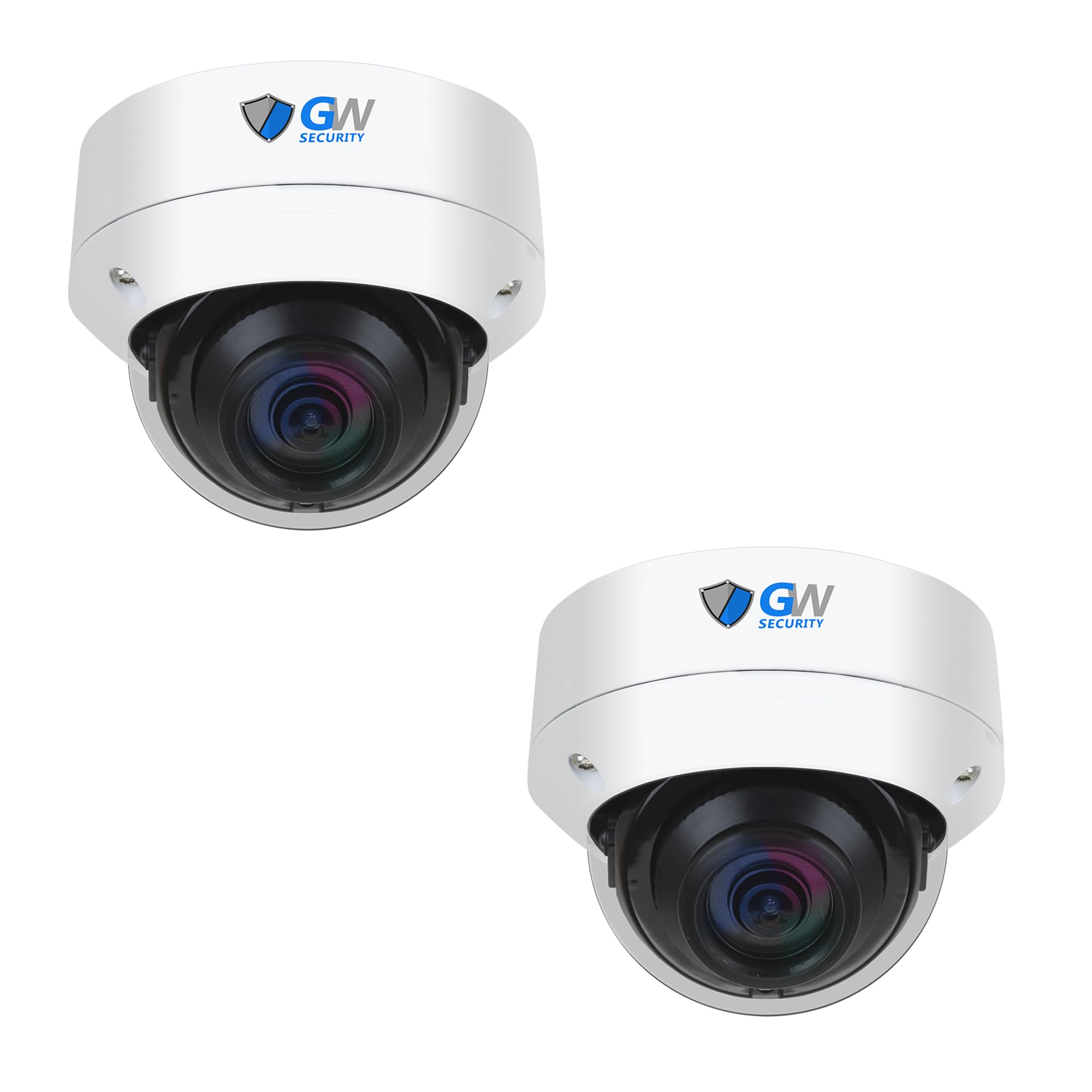 GW Security 5 Megapixel Super HD 1920P 2.8-12mm Varifocal Zoom Lens Waterproof Outdoor Security 5MP IP PoE Camera Bullet 180FT Night Vision (GW5061IP)