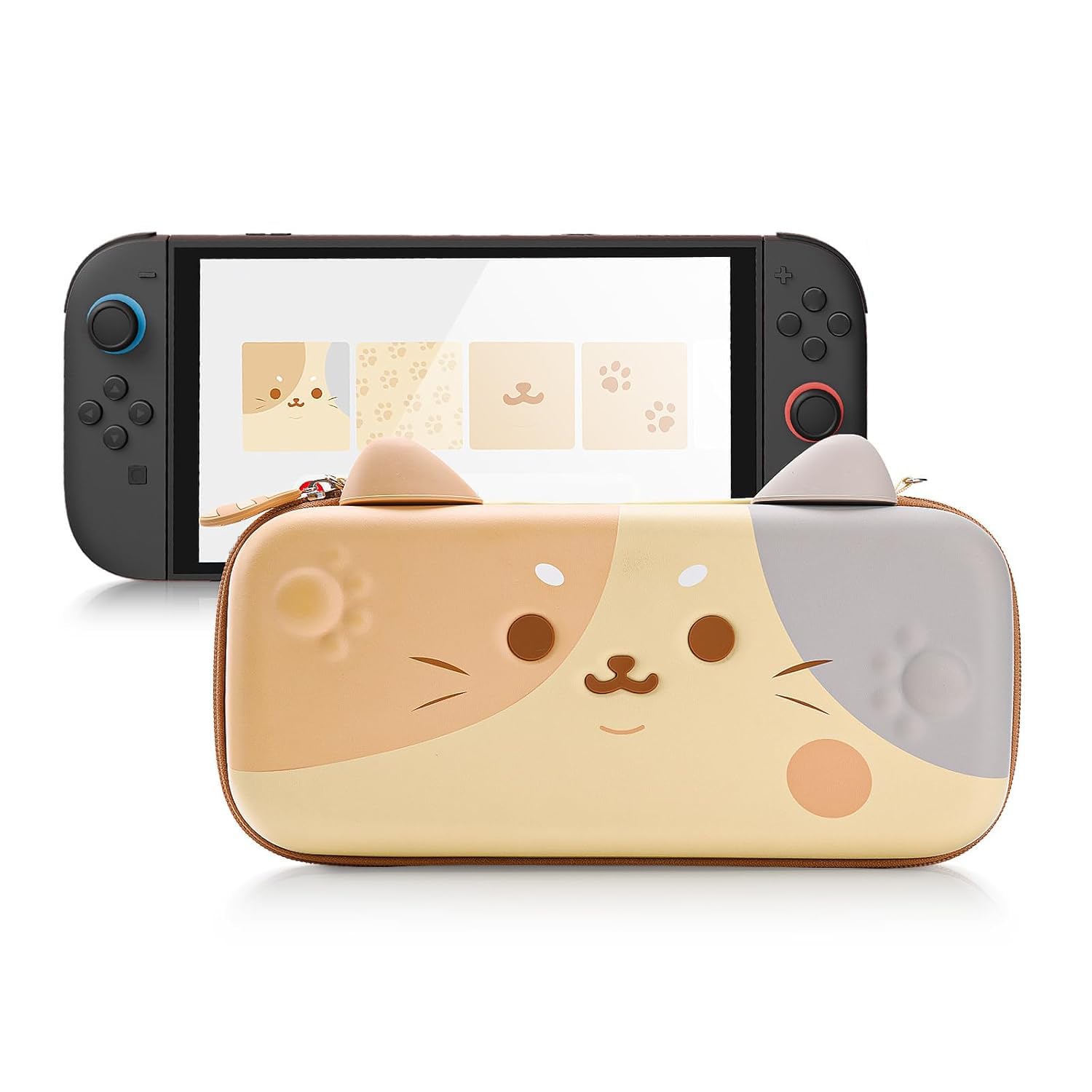 GeekShare Harte Tragetasche für Switch 2 (2025), Schutzhülle mit Aufbewahrung für Spiele, Konsole & Zubehör