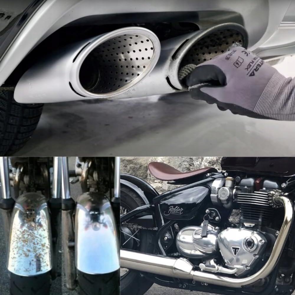 Stahlwolle 2kg Rolle – Stahlschwamm 0+00 zum Reinigen, Polieren & Renovieren von Metall, Holz & Stein – Schleifvlies Polierwolle WOOLTEC