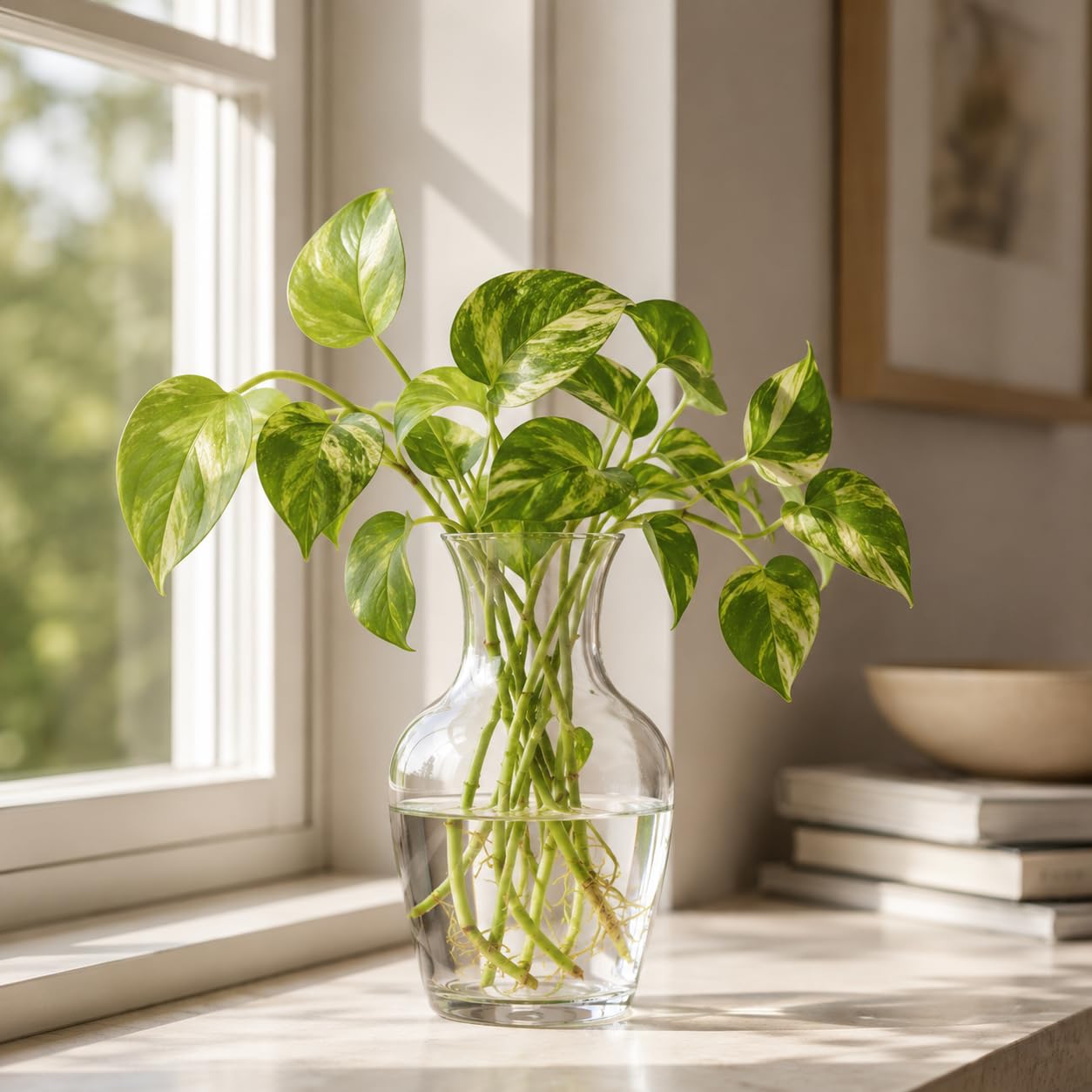 AYUTAS Flower Vase for Dining Table, Balcony, Café, Restaurant & Hotel Decor | Curved Shaped Pot for Roses, Tulips & Green Plants | 7.5 Inch Glass Vessel for Air Succulent Plants | Pack of 1 Piece-image-45