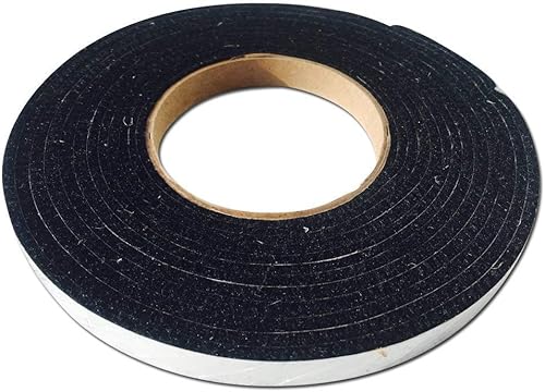 180 "x 12" x 18" Negro Hi Temp BBQ Smoker Junta autoadhesiva