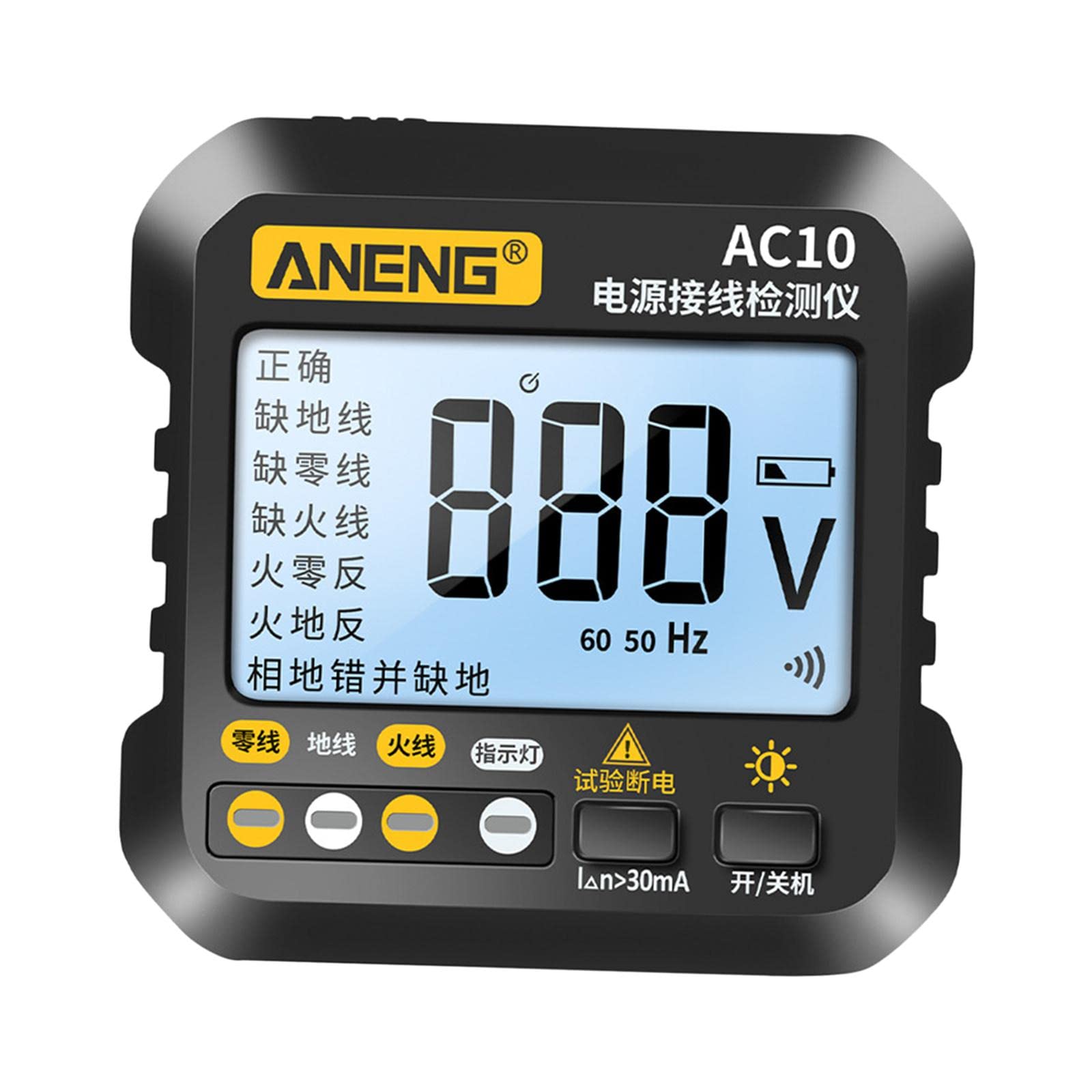 Digital Socket Tester Checker Neutral Live Earth Wire Testing for Home|1x Socket Tester| Other Test & Measurement| Electrical & Test Equipment |Business & Industrial-image-24