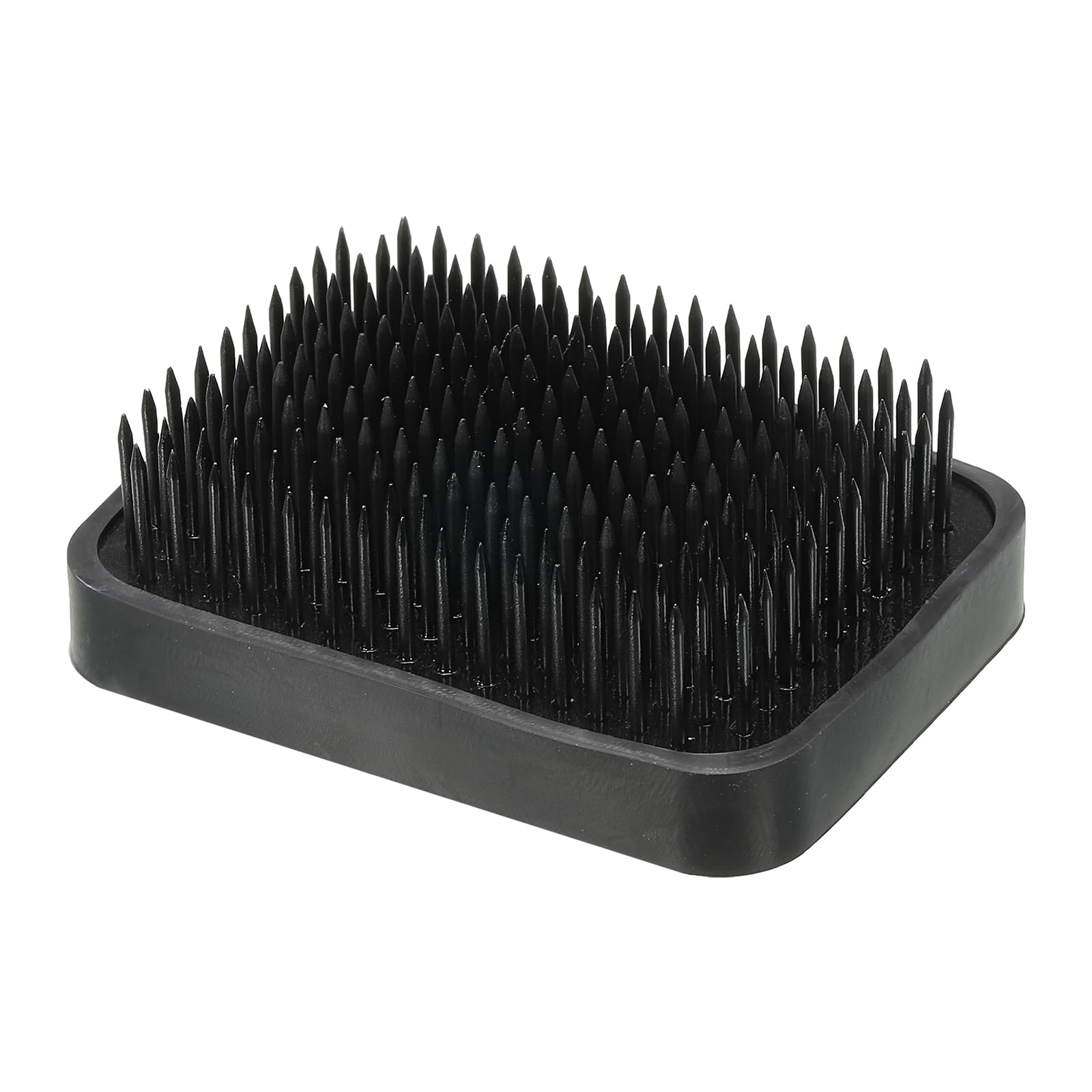 PATIKIL 2"x3" Flower Frogs Ikebana Kenzan, Flower Arranger Tool Stainless Floral Frog Pin Holder for Vase Flower Arrangement Black