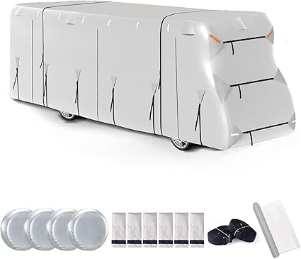 SELIMON 300D Top 5th Wheel RV Cover With Waterproof PU