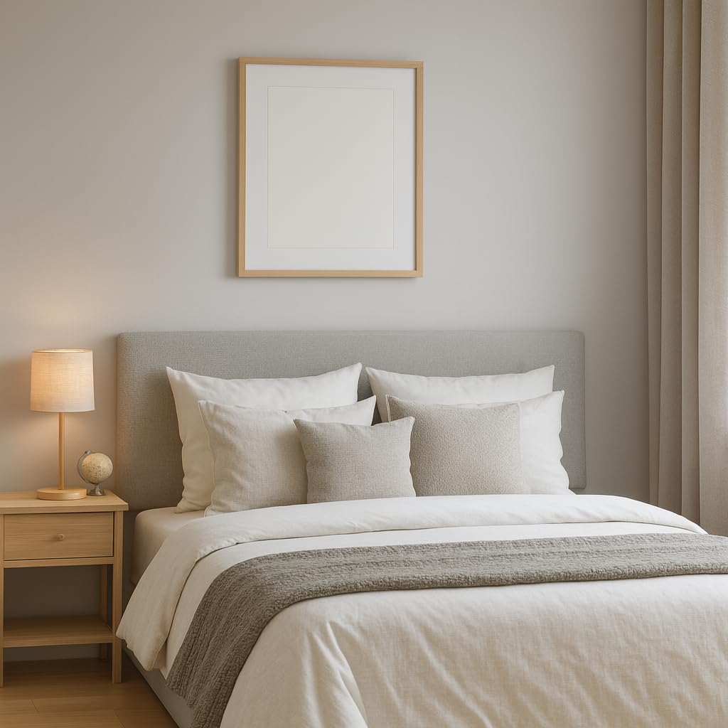 Silcar Home - Cabecero de Cama 135 Tejido Blanco Jep - Estructura de Madera, Tapizado en Polipiel Liso, Diseño Moderno, Fácil Instalación, Acolchado - Tela Blanco, 135 cm