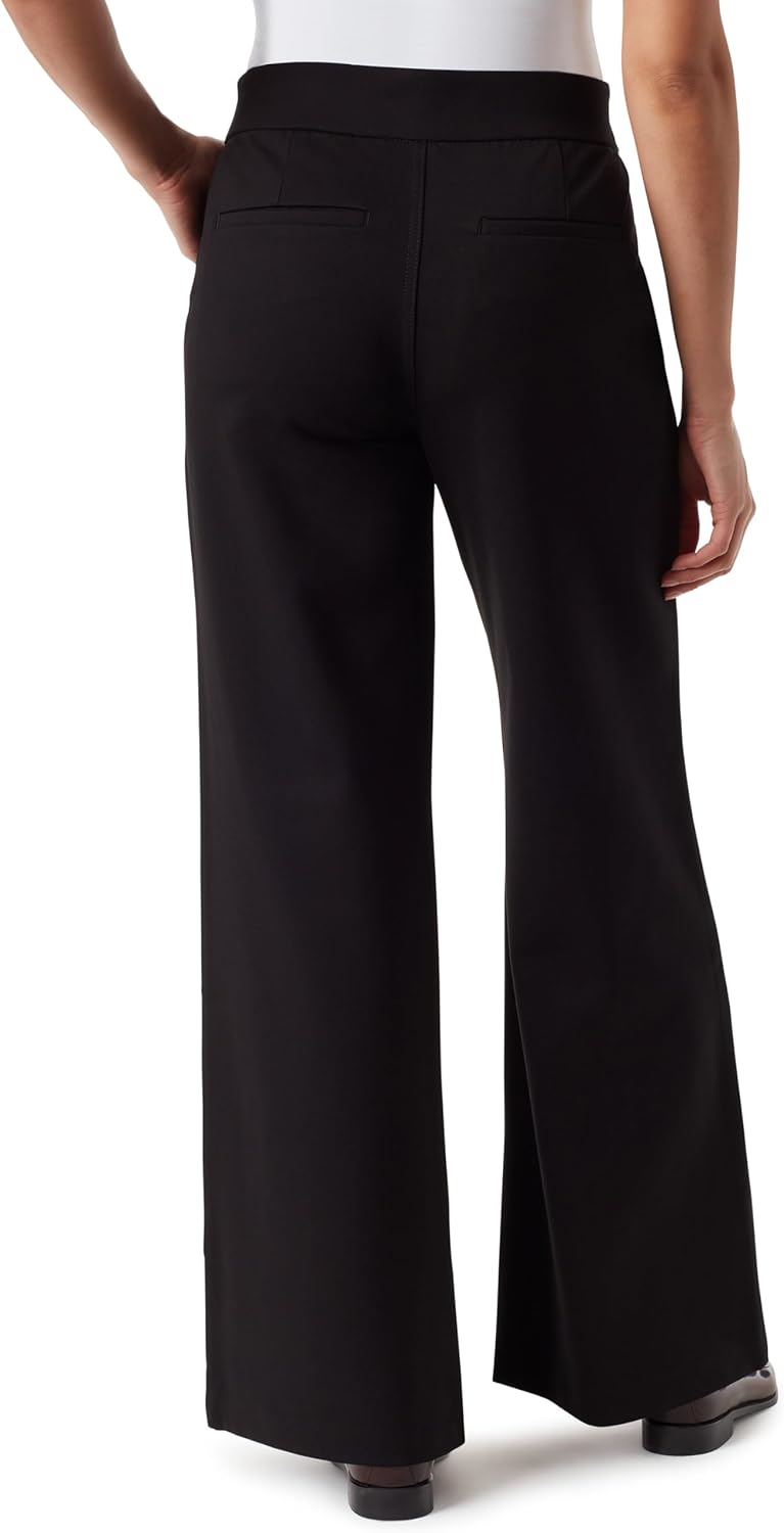 Gloria Vanderbilt Womens Pull on Trouser 4 Pocket Mid Rise Straight Leg Pant Standard - Image 2