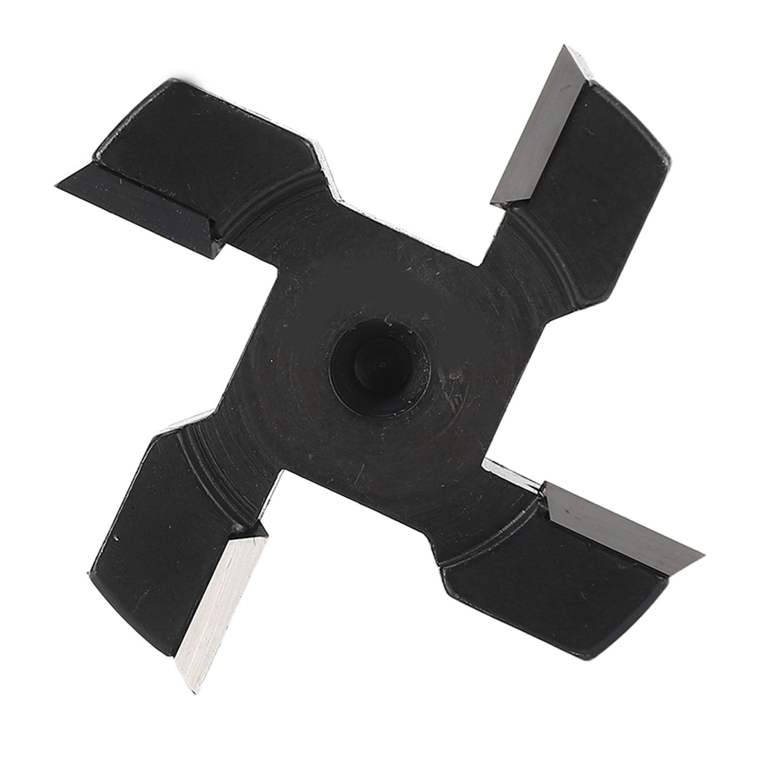 Punta per router da superficie, 4 scanalature, gambo da 1/2 pollice, diametro di taglio 2 pollici; punta per smussatura per lavorazione del legno; fresa piallatrice con lame in