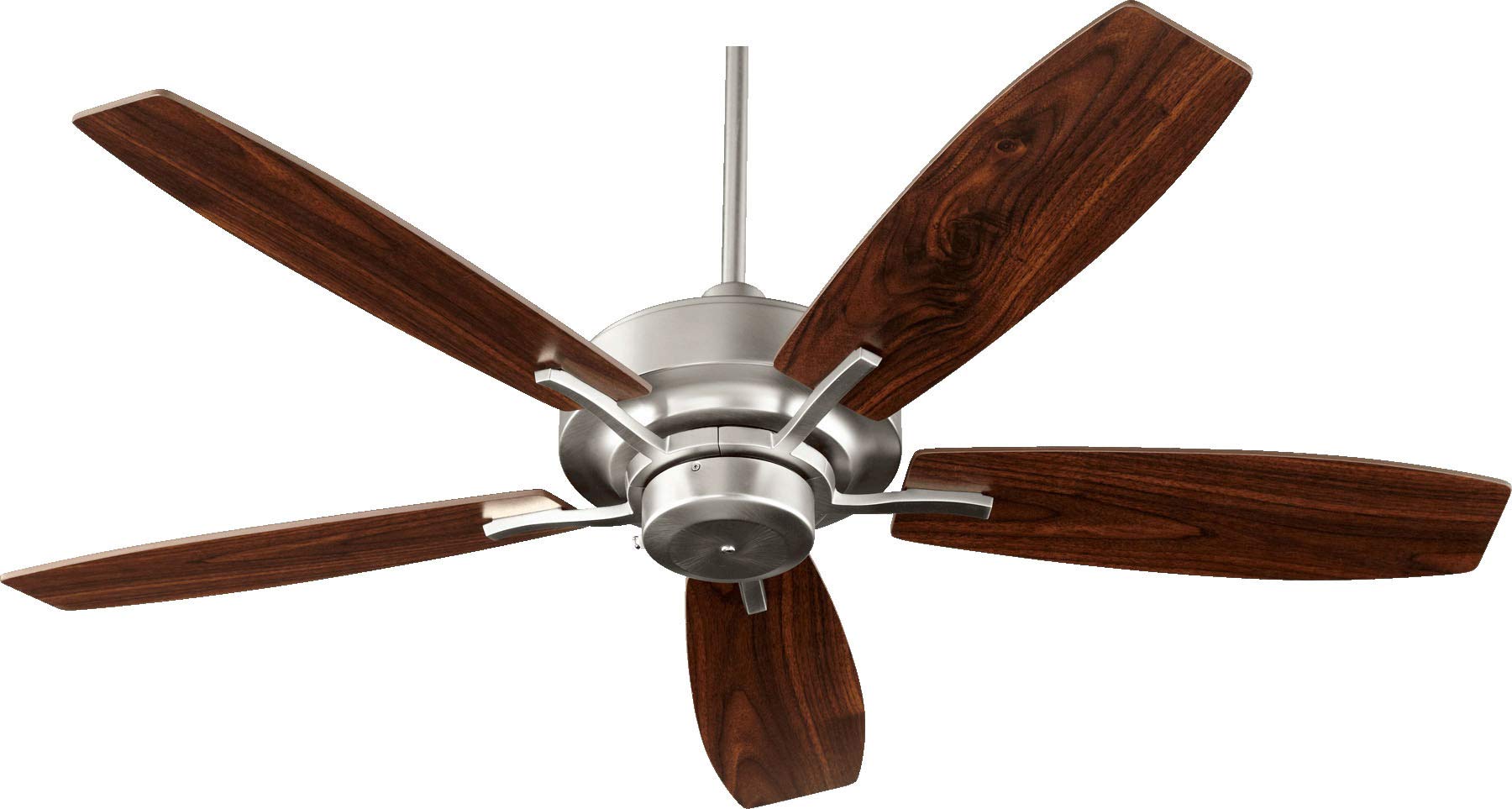 Quorum 64525-65 Transitional 52``Ceiling Fan from Soho Collection in Pewter, Nickel, Silver Finish,