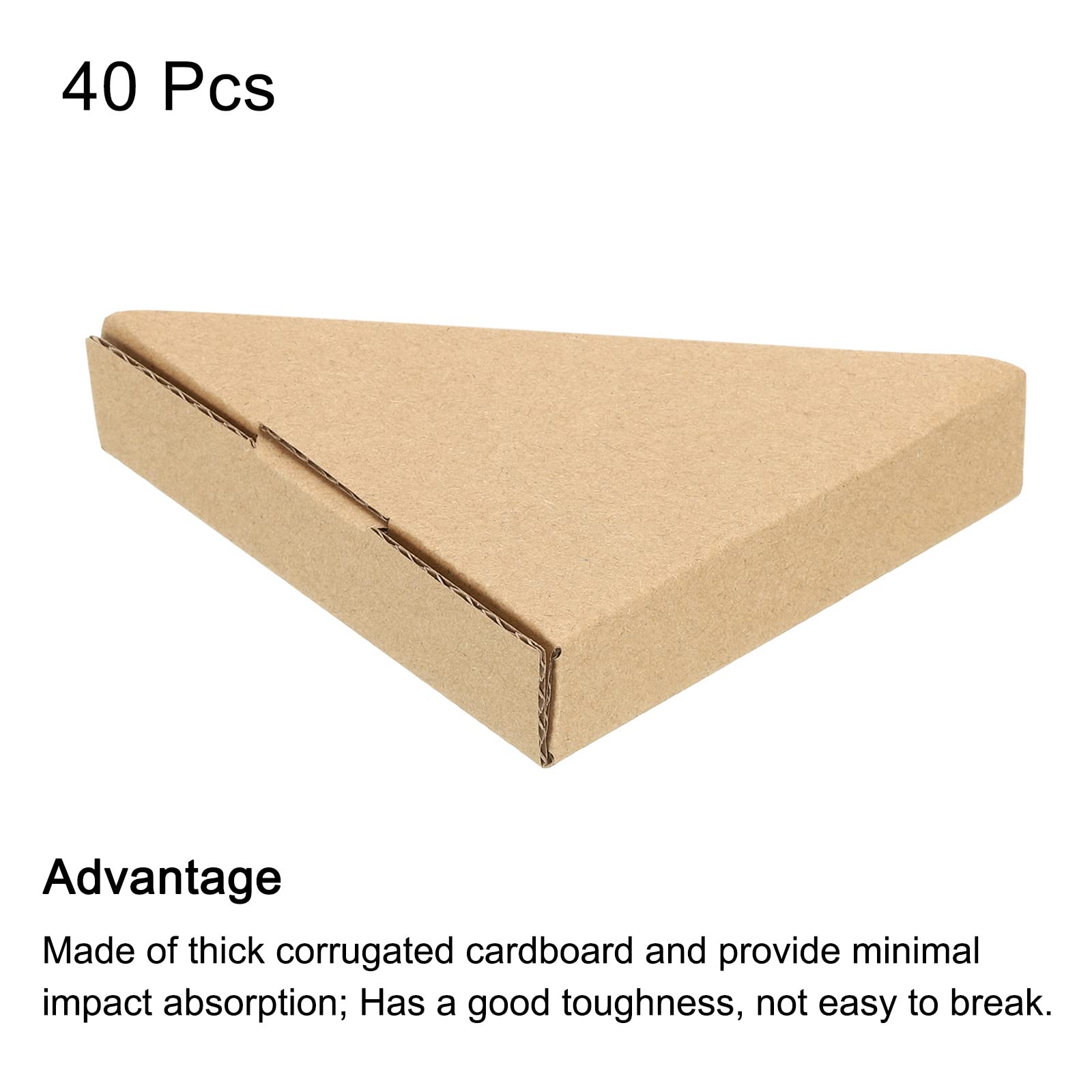 sourcing map Réglable Carton Coin Protecteur, Carton Bords Protecteur 2mm pour Art, Emballage, Expédition Fournitures Paquet de 40