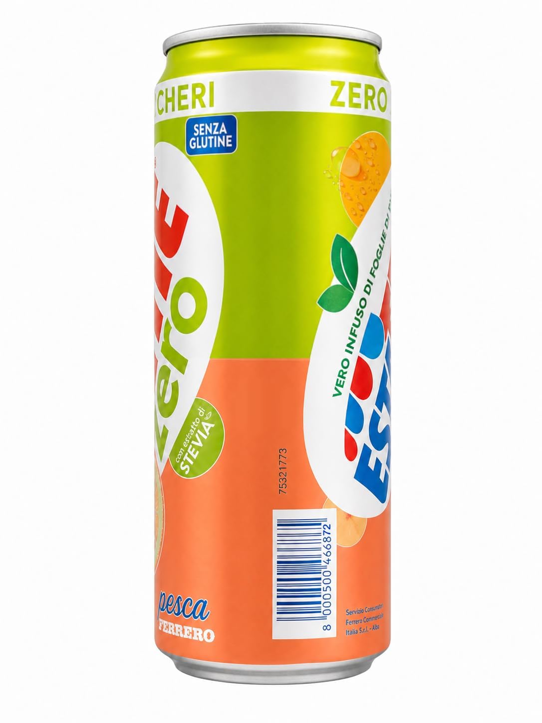Italian Gourmet Bundle Zuckerfreier Pfirsich-Eistee 48x 330ml + Italian Gourmet Polpa Gratis – Erfrischungsgetränk mit Tee-Aufguss, Pfirsichgeschmack & Stevia-Infusion, glutenfrei 15,84L