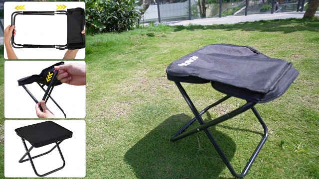 Amazon.com: SUNPRO Camping Stool, Portable Folding Stool with