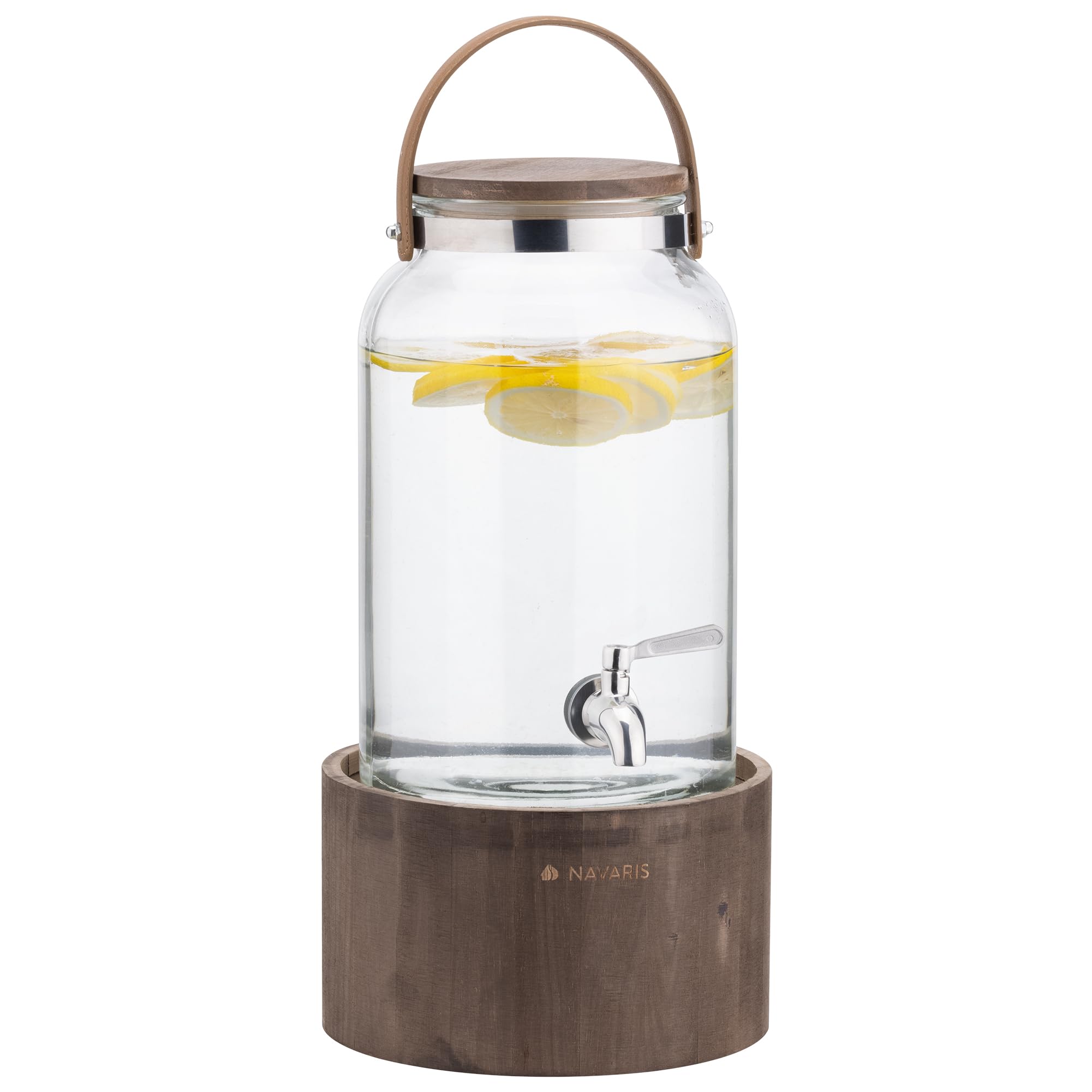 Distributore di bevande, dispenser di acqua per frigorifero, materiale alimentare con rubinetto e divisorio, capacità 6 l, per frigorifero, ideale per ufficio, feste, picnic (grigio