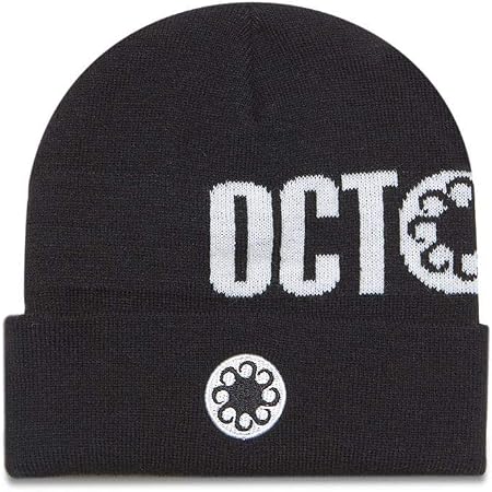 Octopus Logo Fold Beanie Embroidered Fold Beanie Cappellino Hat Black :  Amazon.it: Sport e tempo libero