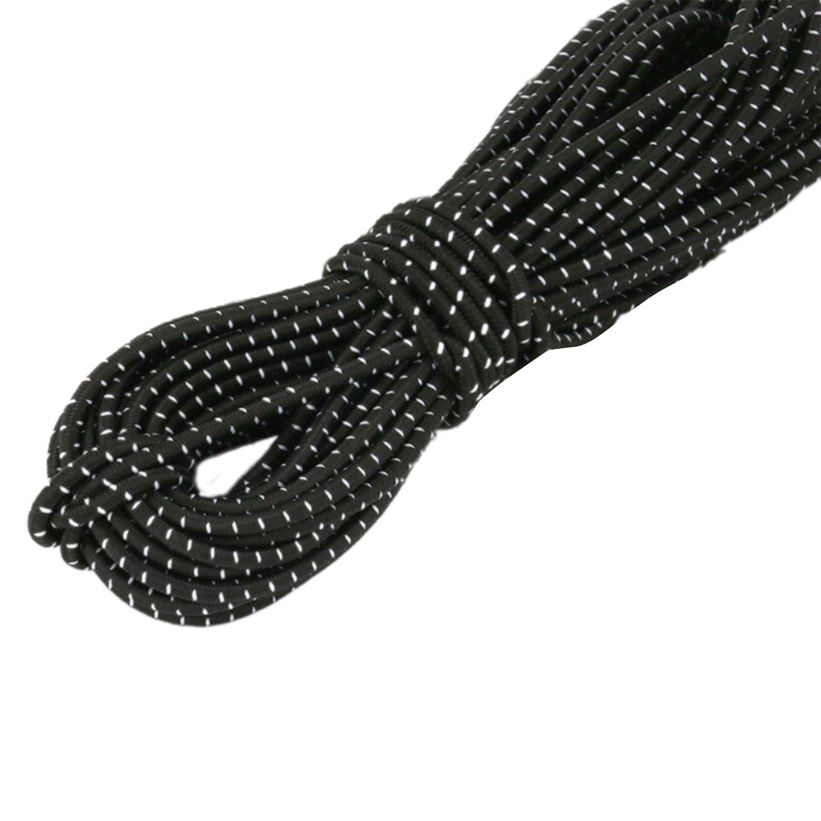 Tsophreniq Elastics Rubber Cord for Sewing and Handcraft Strong Resilients Stretch Rope for Garment Accessories and Craft Projects High Elasticity Rubber Rope