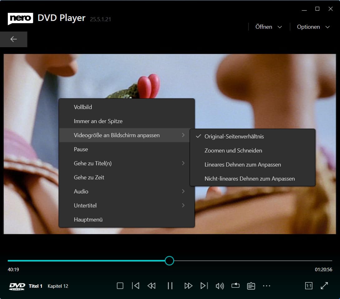 Nero DVD Player Unlimited Software | DVDs abspielen & Videoformate wie MP4, MKV, AVI, MOV wiedergeben | KI-Videooptimierung, Region-Freiheit, Untertitel, Surround Sound | 1 PC | Windows 11 / 10