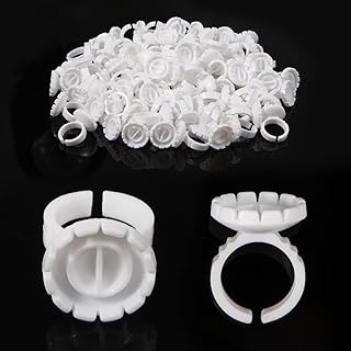 100 anillos de pestañas para extensiones de p...