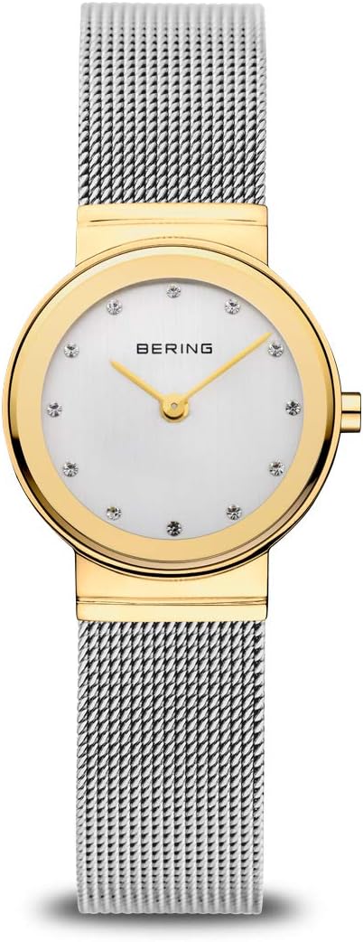 Bering Women’s Quartz Movement Watch – Classic Collection with Stainless Steel and Sapphire Glass 10126-XXX
