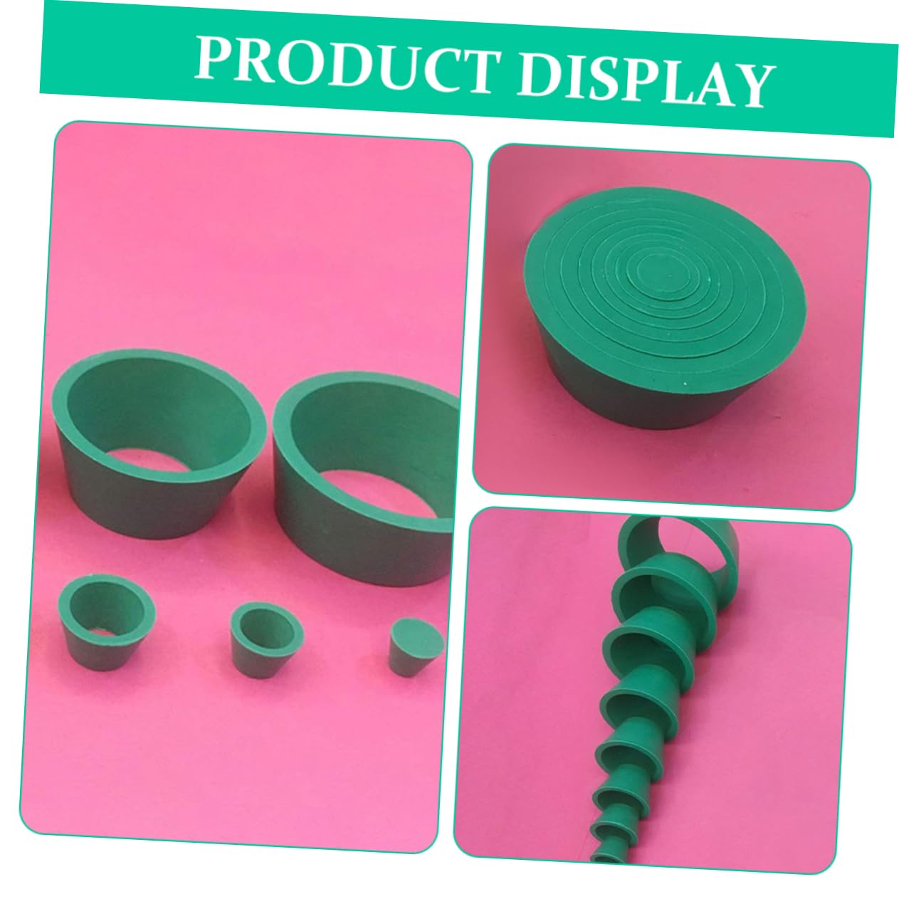 Luxshiny Chemistry Lab Funnel Holder 2 Sets Filter Adapter Rubber Stopper Strainer for Sink Easy to Use and Clean