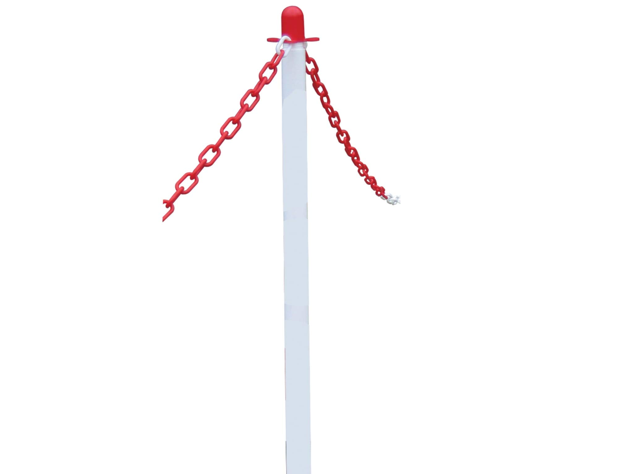 Faithfull Colourful Faichpostwh Plastic Post For Chain - White