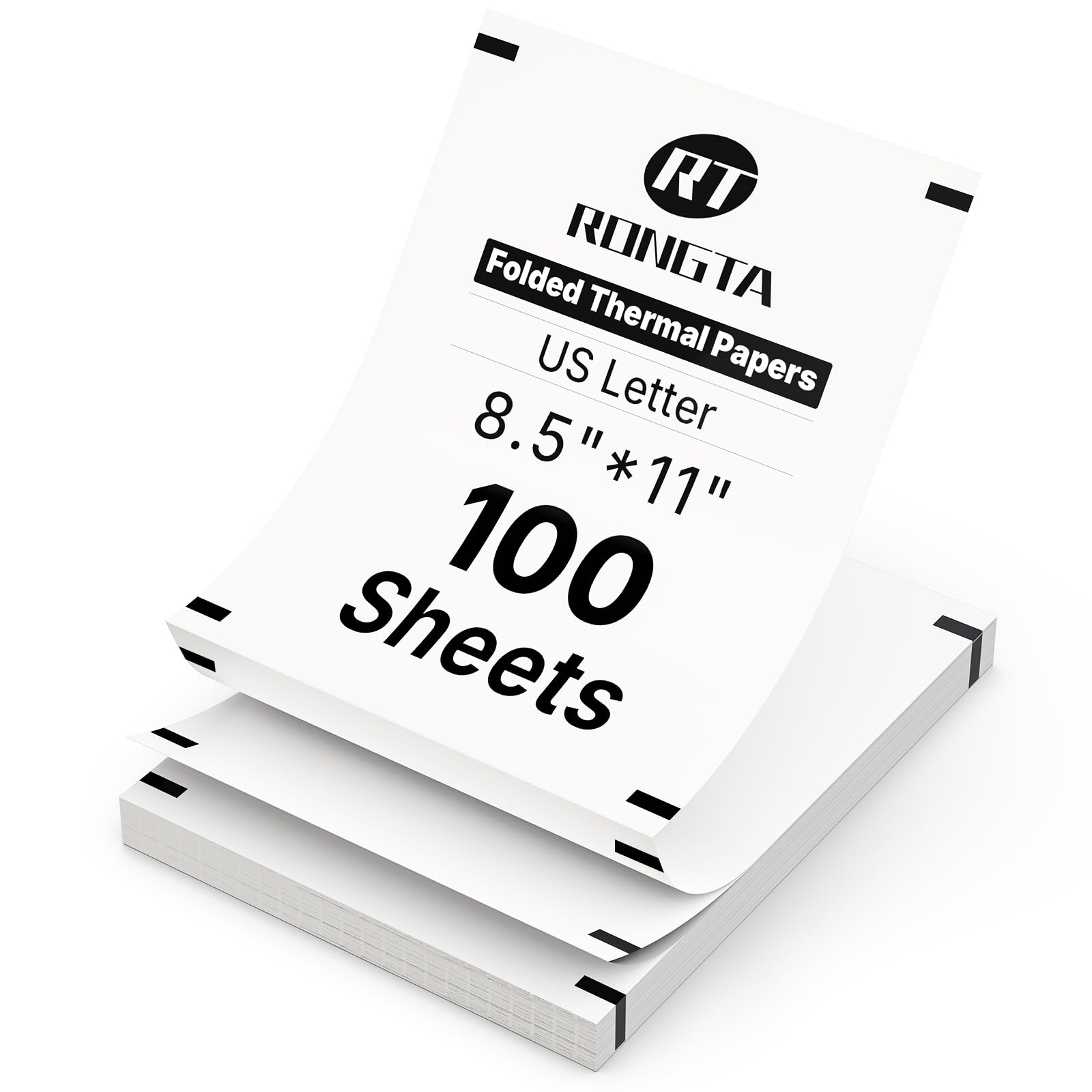 Thermal Printer Paper 8.5 x 11 Inch for Printers,100 Sheets,US Letter Size