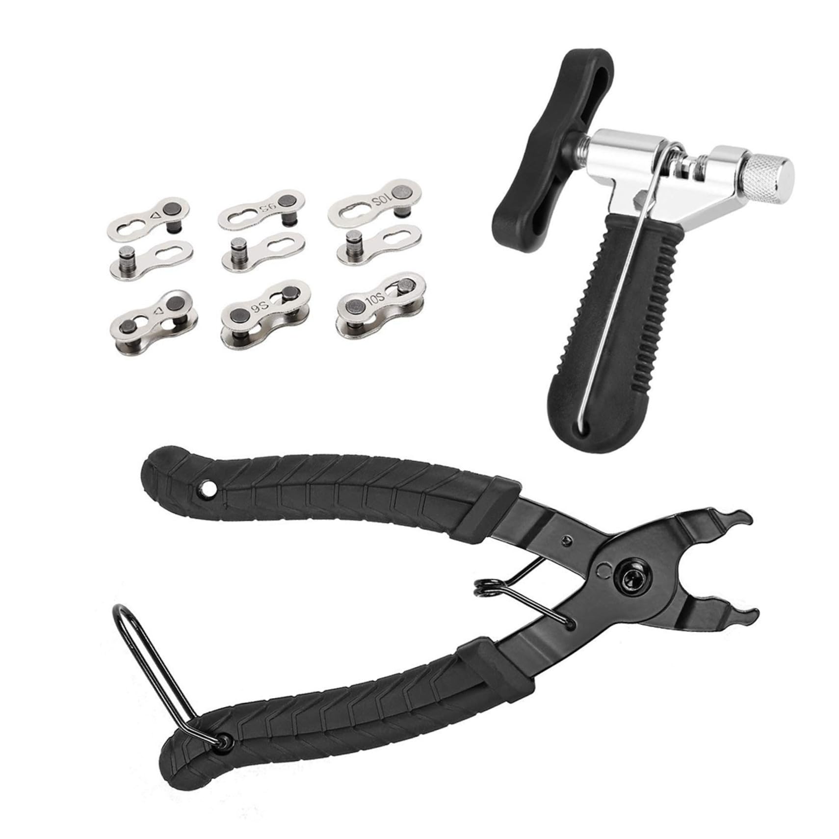 TOYANDONA Kit De Herramientas para Cortar Cadena De Bicicleta Alicates para Eslabones Herramienta Práctica Mango