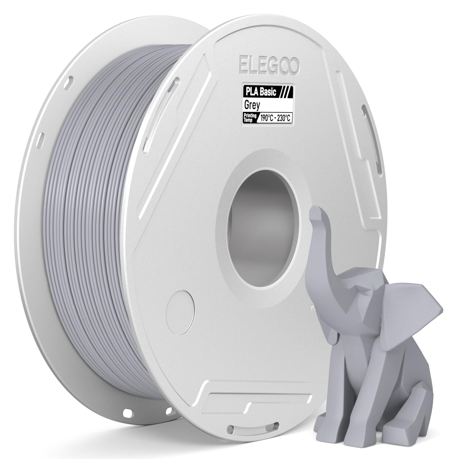 ELEGOO PLA Filament 1KG - Black Refill -8