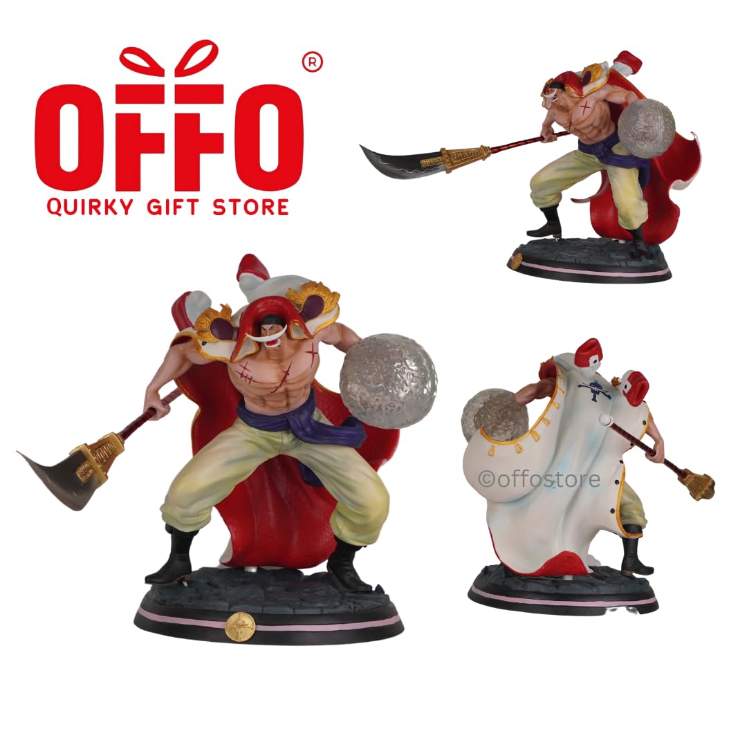 Offo One Piece Anime White Beard Edward Newgate Action Figure