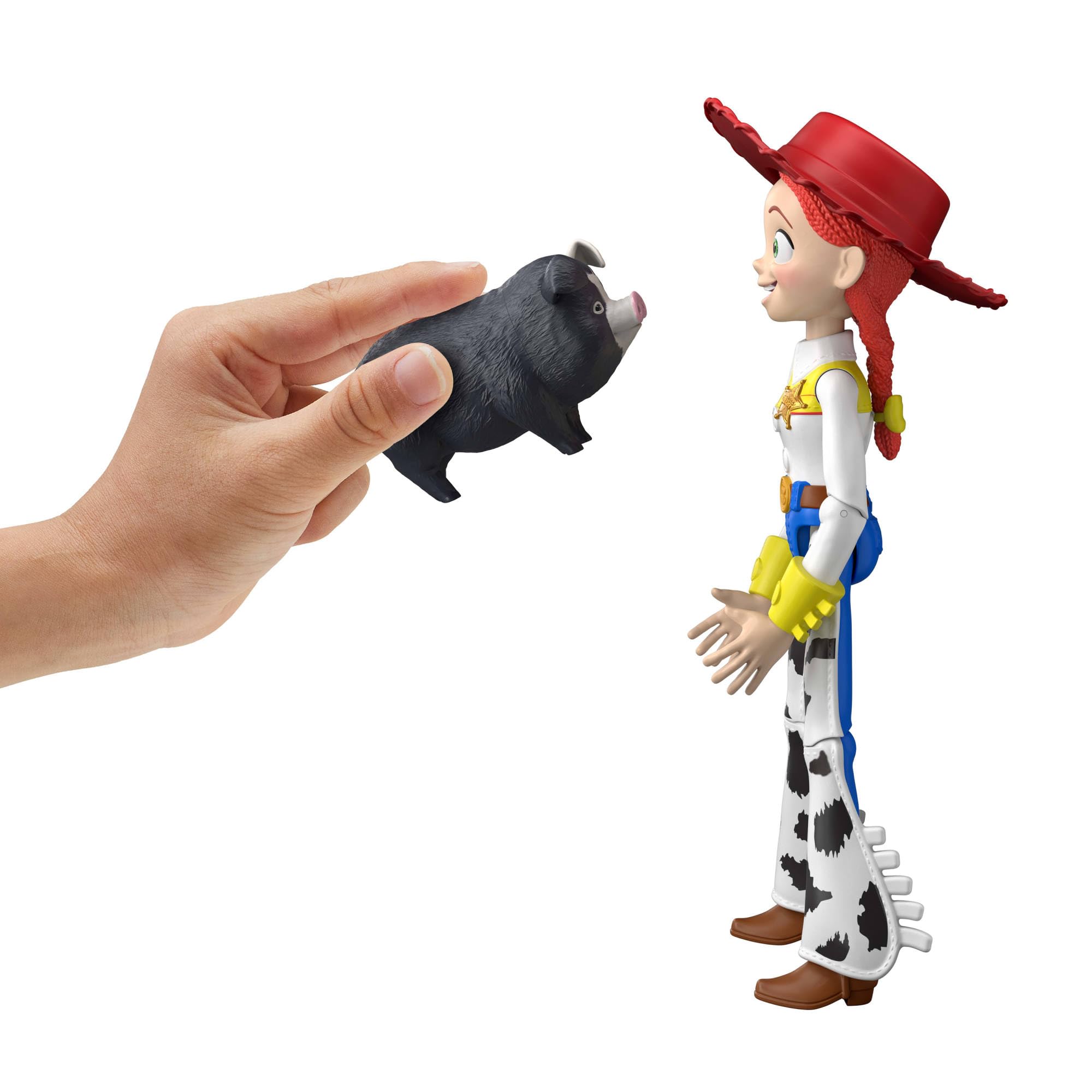Mattel Disney e Pixar Toy Story 5 Jessie parlante | Personaggio snodato da 30 cm con Jimmy Dean, oltre 35 suoni e frasi dal film, JMW29