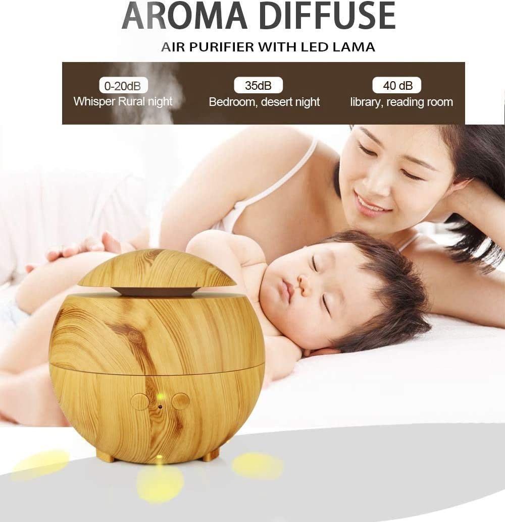 Diffusore di Olio Essenziale |Diffusori da 600 ml for Oli Essenziali con impostazioni del Timer, spegnimento Automatico