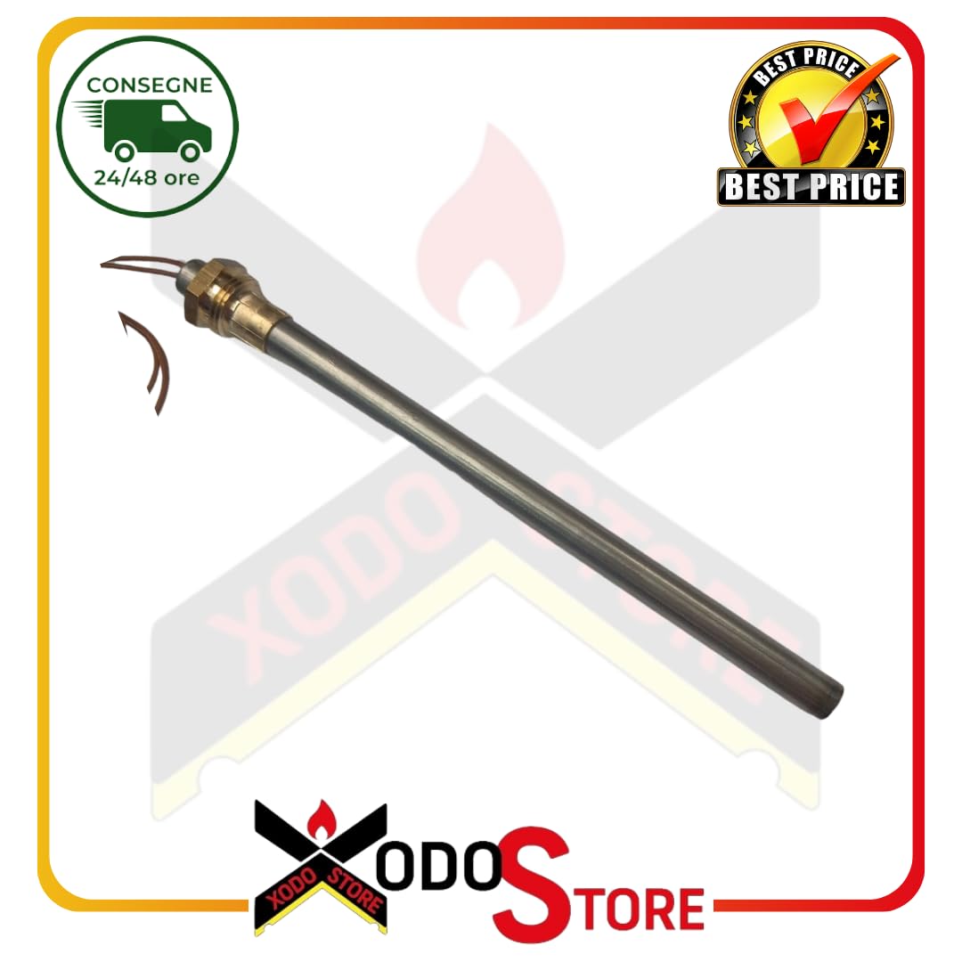 Candeletta, Resistenza accensione L. 170-180 mm Diam. 9,9 mm, 300 Watt. per stufe a pellet OLIVIERI - LAMINOX