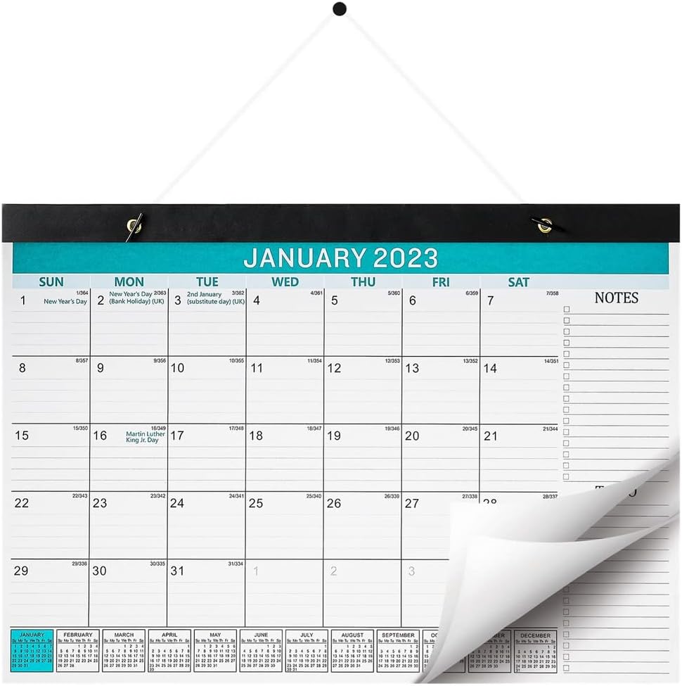 COYLINK 20232024 Desk Calendar 20232024 Calendar, Jan