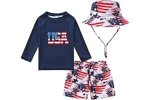 Toddlers and Baby Boys' 4th of July Swimsuit