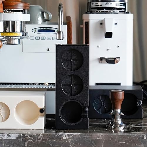 Miniatura 8 de watchget Estación de calibración de espresso, caja organizadora de plástico para portafiltros de 51542.283 in, accesorios de distribuidor y barista,