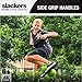 slackers LED Sky Board - Fun Pogo Jumper Board with Motion Activated LED Lights - Built In Side Grip Handles for Added Tricks and Fun - Great at Building Balance and Agility while Playing