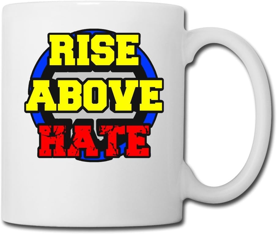 Novelty-coffee-mugs John Cena Rise Above Hate Cups White