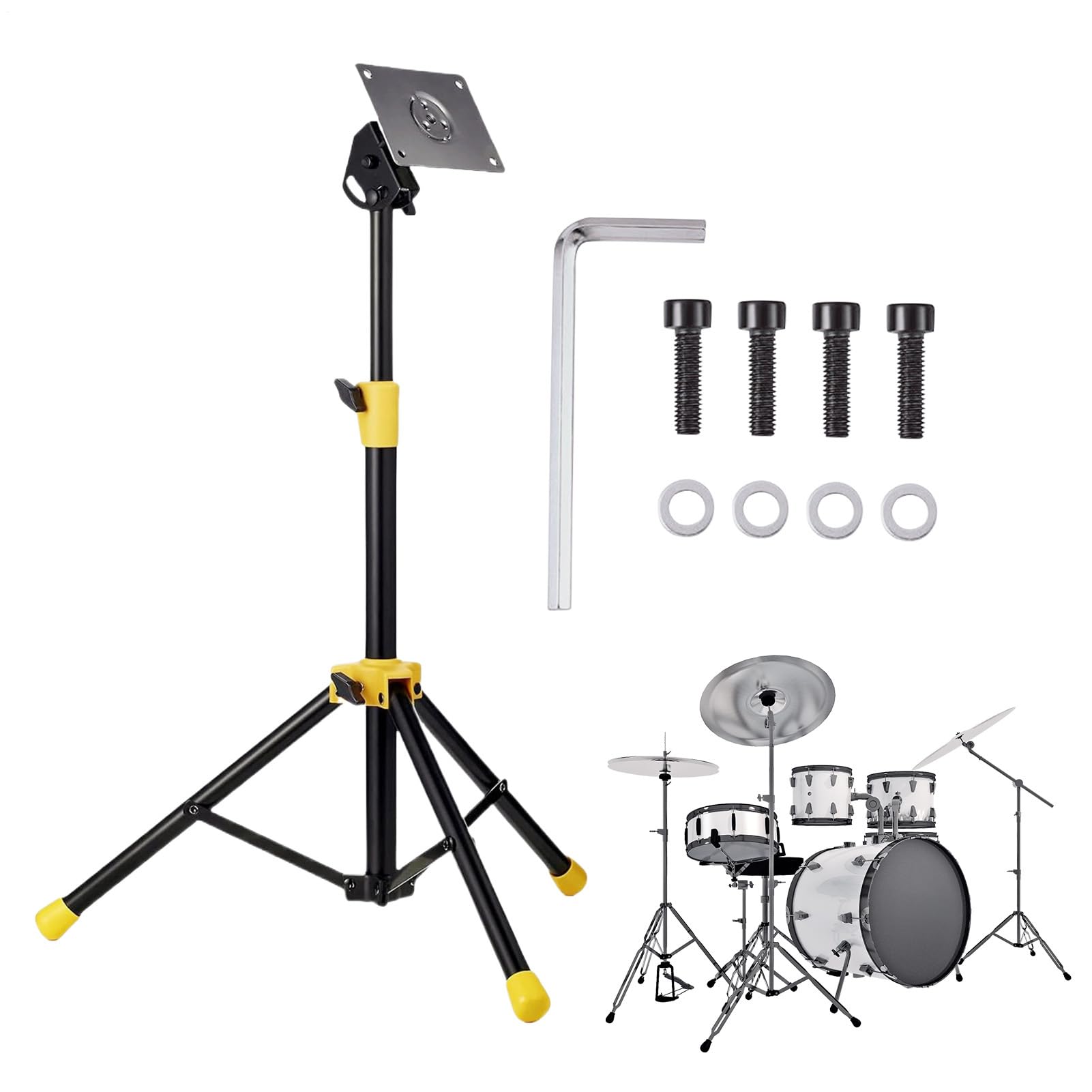 Soporte Para Caja Clara | Soporte Ajustable Para Caja Con Trípode | Accesorios Y Sujeción Para Estudio En Casa Y Audio En