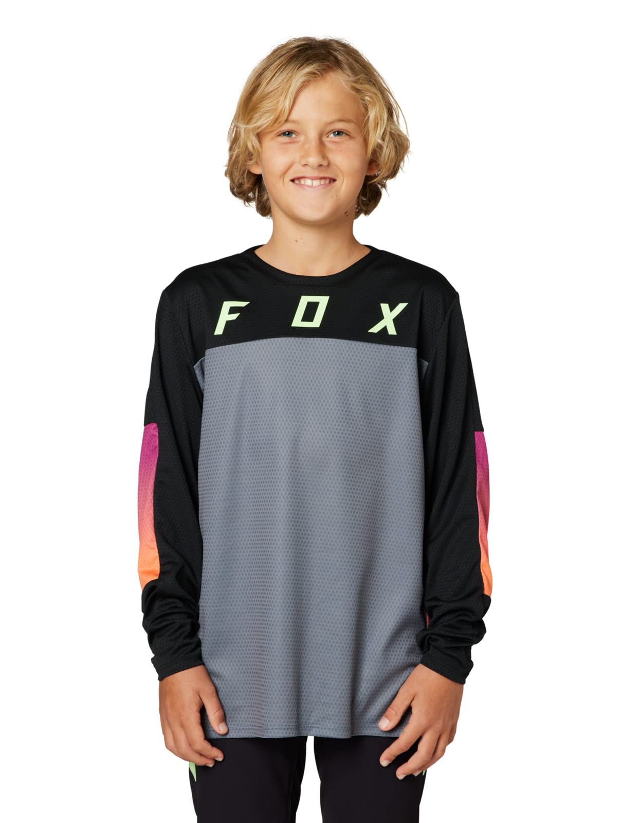 Fox Racing Jungen Youth Defend LS Trikot