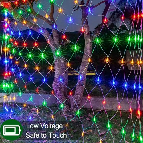Joomer 12ft X 5ft 360 LED Christmas Net Lights, 8 Modes