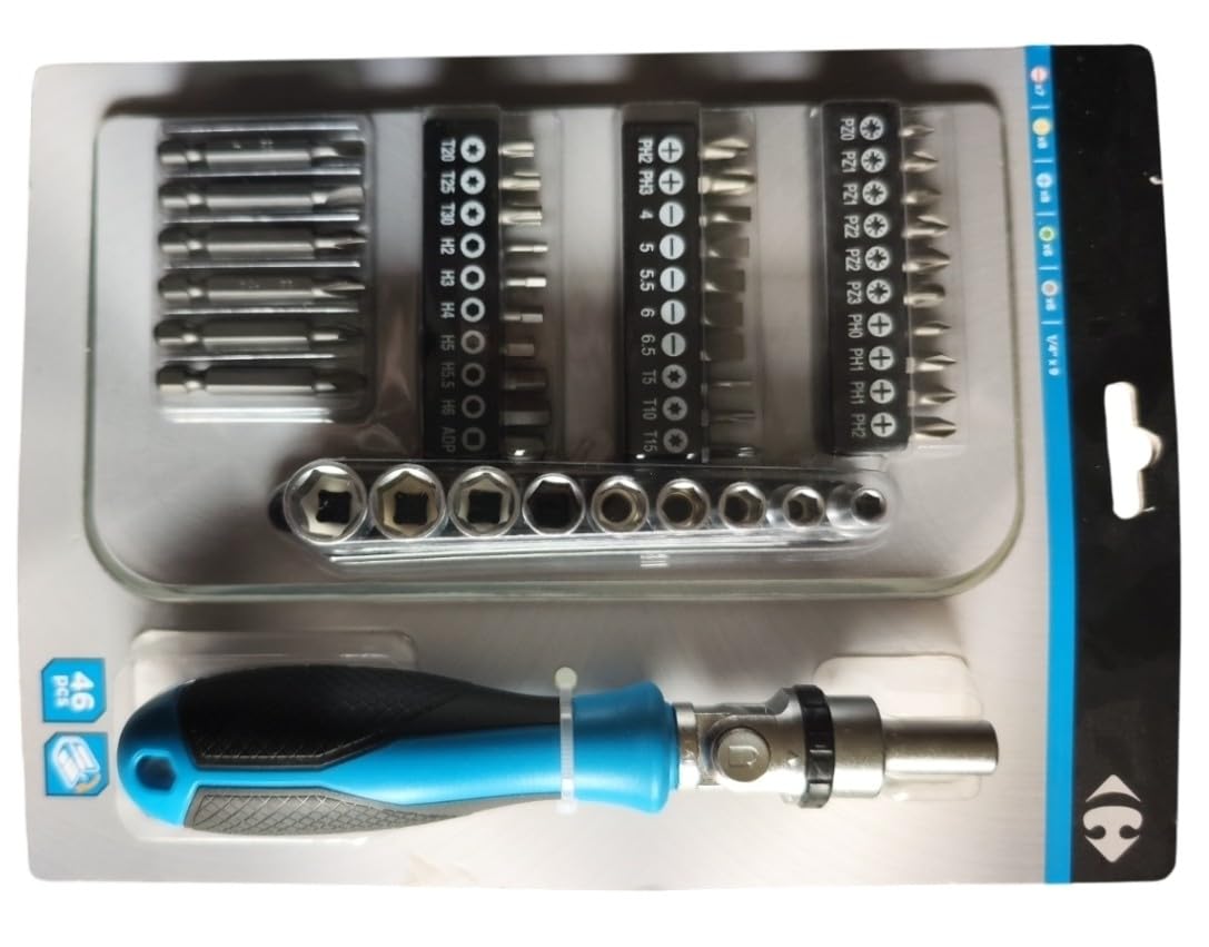 Kit tournevis 40 pièces avec douilles et embouts variés indispensables