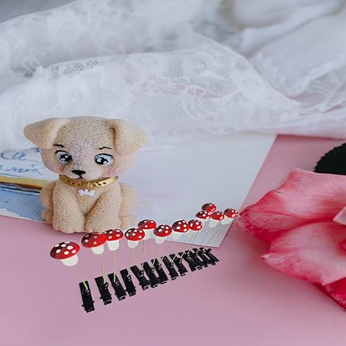 Miniatura 6 de 30 pinzas para el cabello con diseño de hongos para mujeres y niñas, accesorios creativos para el cabello (hongos morado)